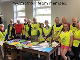 Some members of the 'Swimathon' 2023 team of organisers
